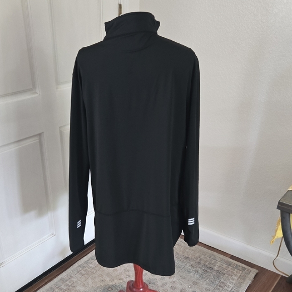 Vineyard Vines Black Half-Zip Pullover Dress - Picture 3 of 5